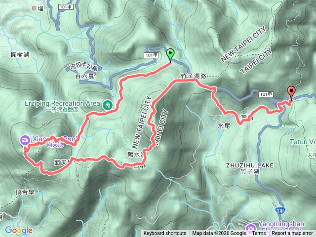 台北大縱走第二段+向天山預覽圖