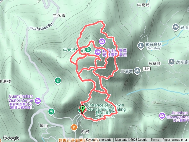 觀音山女王頭+公主圖形(北橫古道+358全段O型)預覽圖