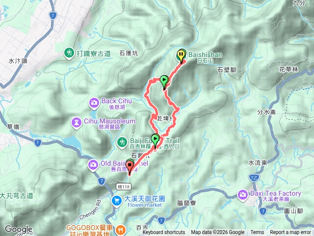 白石山步道（環狀）預覽圖