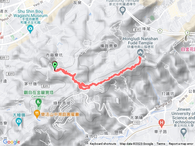 天母宮烘爐地往返