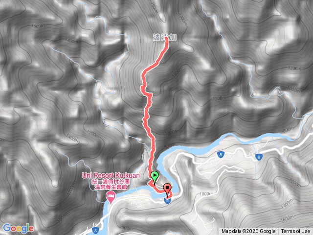 登波津加山，走稍來步道