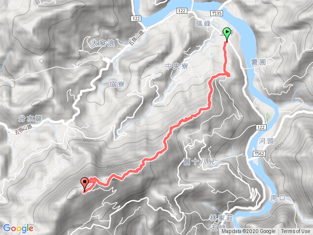 上坪山連走小指峰、無名指峰、中指峰
