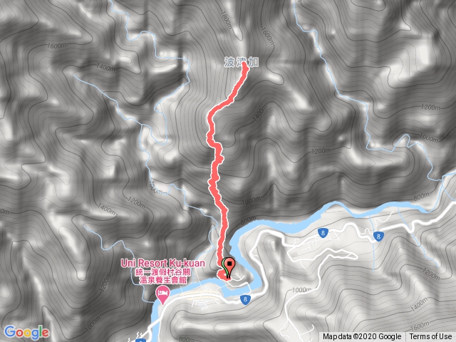 台中谷關波津加山