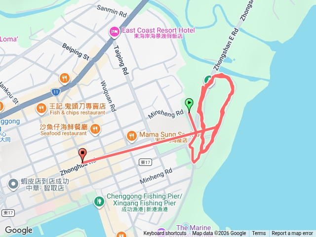 成功鎮海濱公園慢跑預覽圖