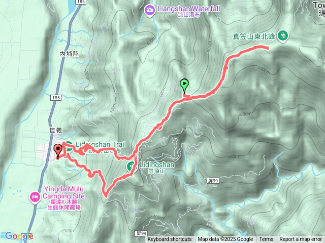 笠頂山笠頂山西南峰真笠山