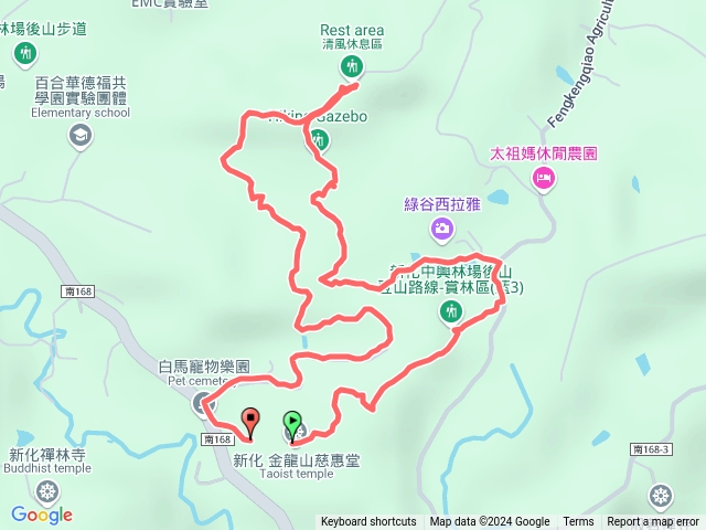 中興林場後山步道預覽圖