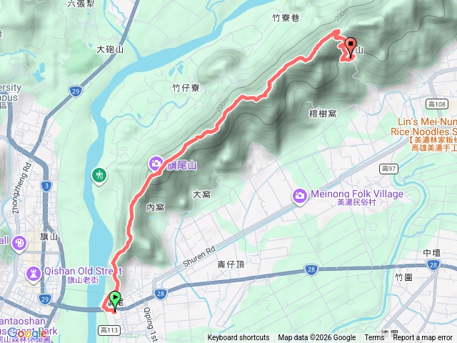 旗靈縱走預覽圖