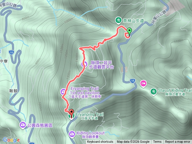 茶霧之道接二延平步道預覽圖