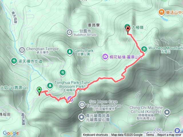 土城天上山、旺旺嶺、太極嶺（去程）