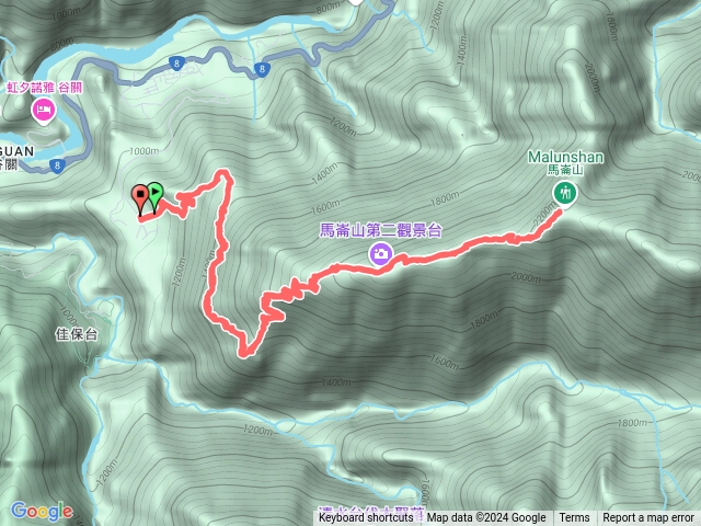 馬崙山步道_登山口五葉松媽媽_停車地_普通人時間預覽圖