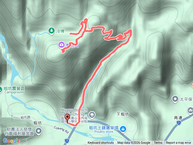 冷埤林道，血藤花，粗坑山，冷埤