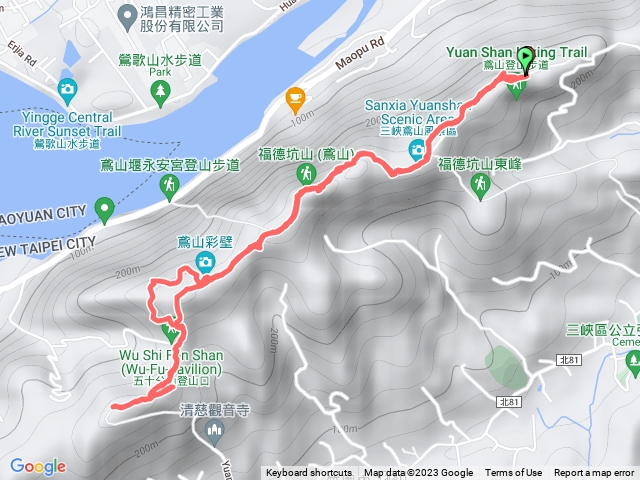 鳶山岩、鳶山、鳶山彩壁、五十分山來回