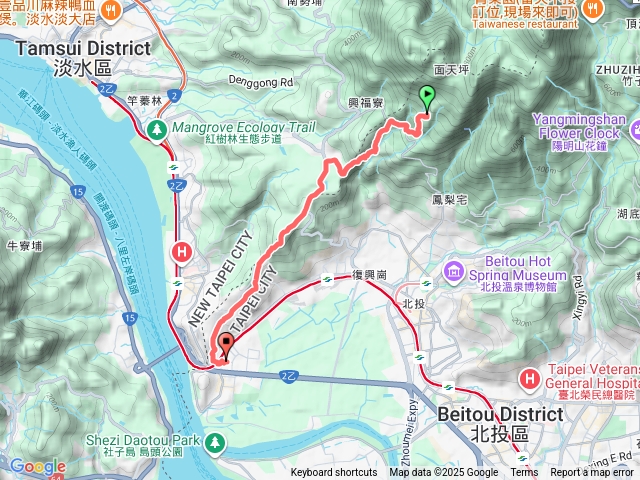 【任務一】2025臺北大縱走臺北大縱走第一段：關渡至二子坪20250920164418