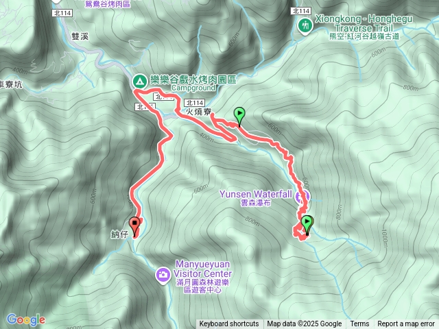 雲森瀑布-阿花瀑布-耘夢谷-雲森瀑布
