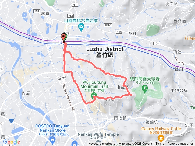 琳-海山之路-山鼻山-五酒桶山-南坎山