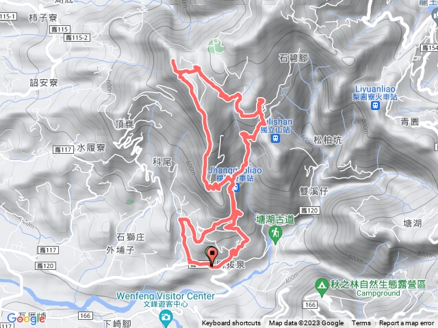 阿拔泉真武廟-樟腦寮-阿拔泉山-觀音石山-奉天岩-樟腦寮-真武廟