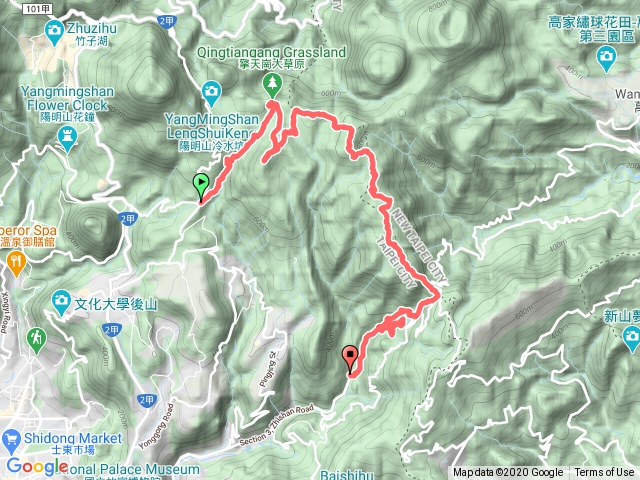 2020.10.31 絹絲瀑布到聖人橋(擎天崗草原-竹篙山-石梯嶺-頂山-天溪園)