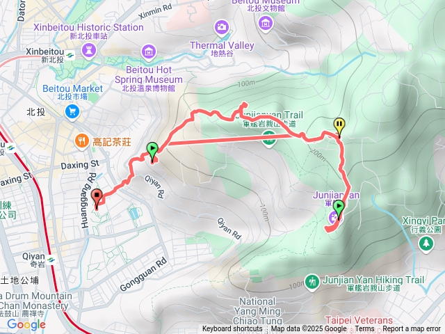丹鳳山軍艦岩來回