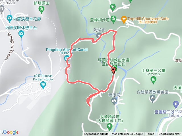 坪頂古圳至善路登山口