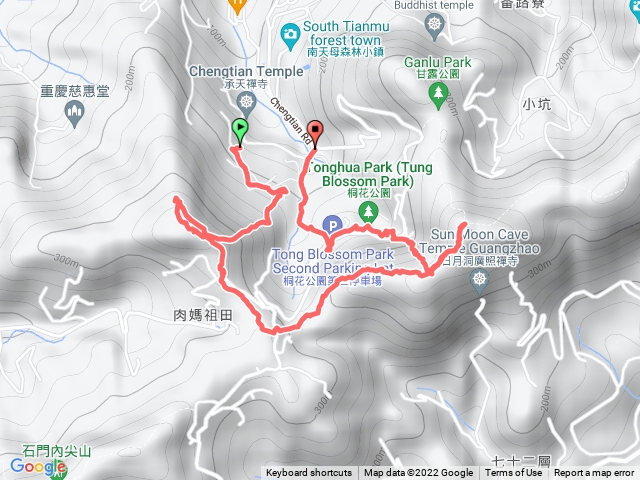 土城火焰山天上山O型