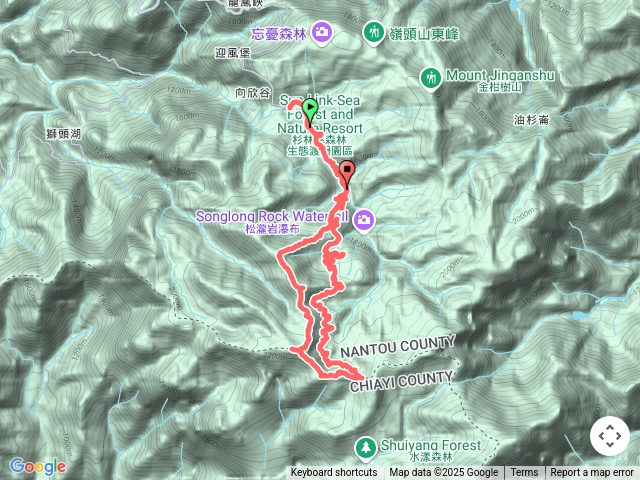 鹿屈山前峰、鹿屈山O繞