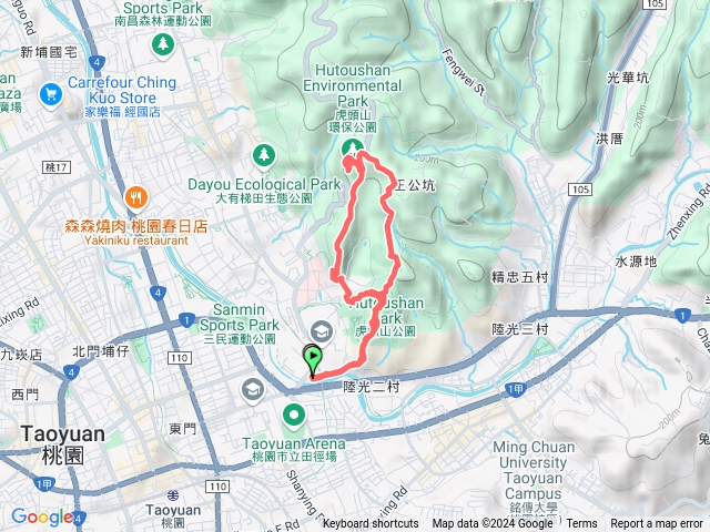 113.10.19桃園虎頭山公園-虎頭山南，西峰預覽圖