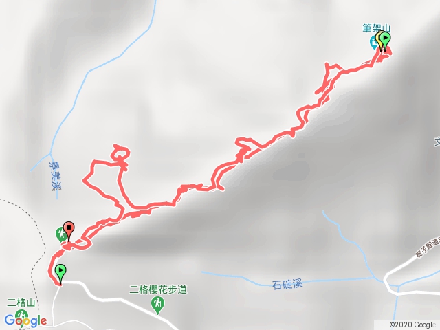 二格登山口-筆架山