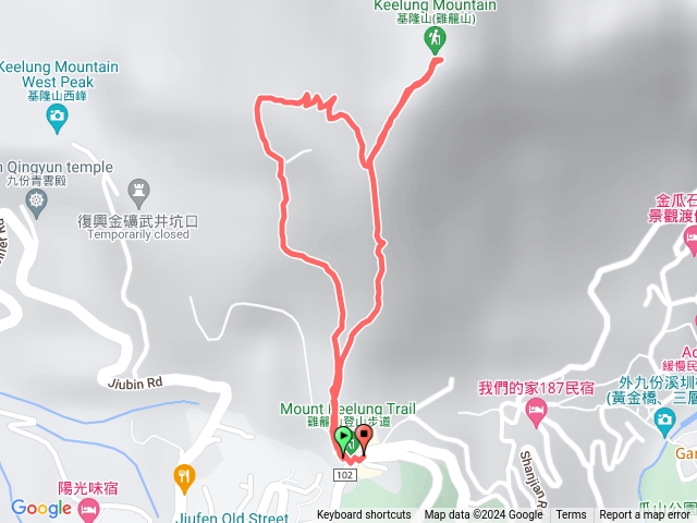 雞籠山登山步道O繞