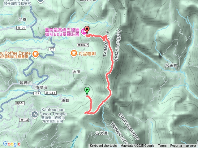 樟樹林、山河嶺、小獅嶺、大獅嶺、下李仔園