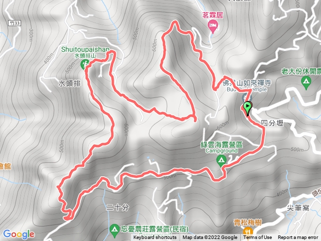 田寮山-毬子山-水頭排山-薯園山連走