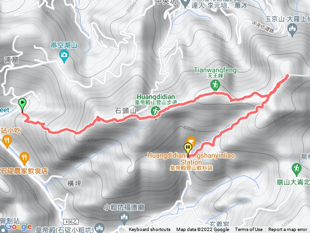 皇帝殿西峰到東峰 淋雨洗澡