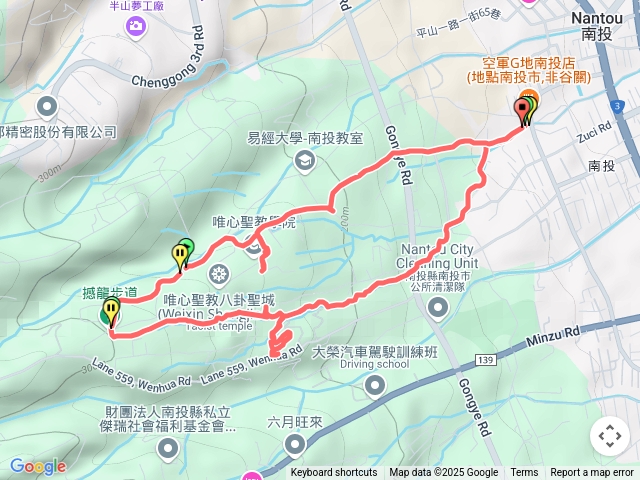 南投市撼龍步道-易經大學
