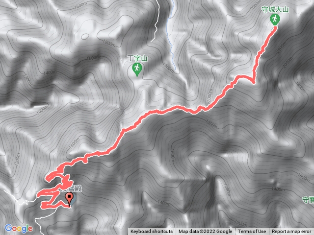 20220723 關刀山、守關山、守城大山一直線