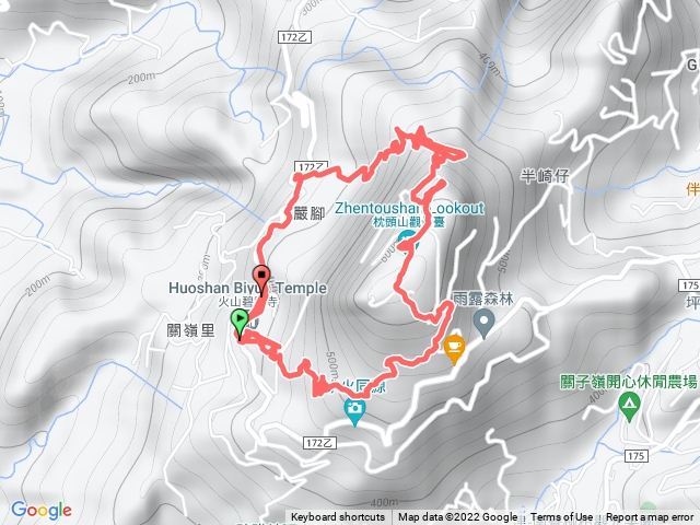 關子嶺枕頭山-觀景平台O型縱走