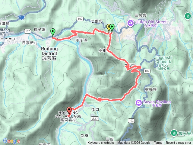 20260325(三) 北投洛基隊 瑞芳~琉瑯觀光步道-小粗坑古道~大粗坑古道預覽圖
