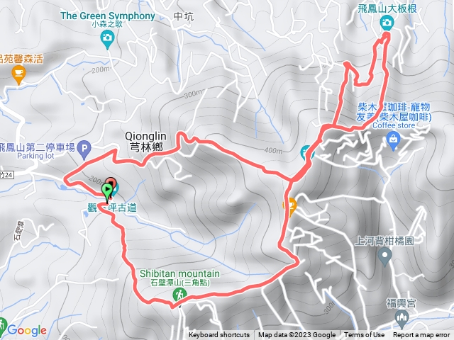 飛鳳山、大阪根8字型縱走