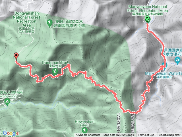 桃園－臺灣百大必訪步道東滿步道202210011007