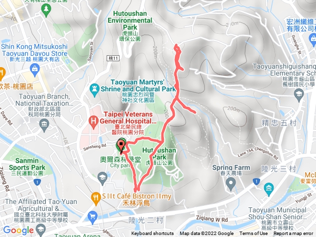 虎頭山散步行