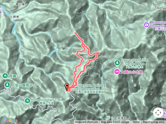 烏石坑山-2432峰-船型山