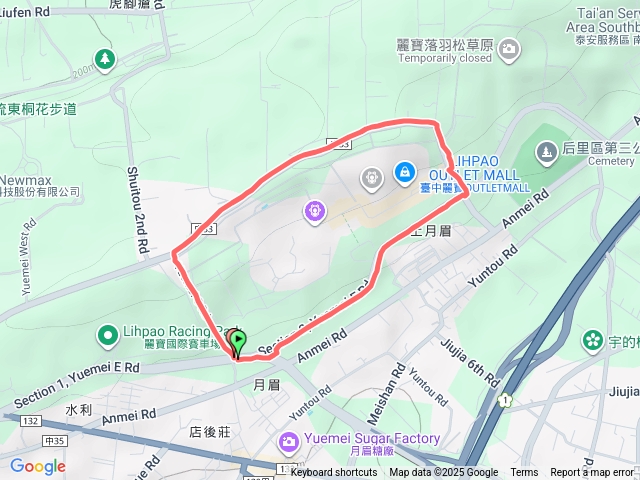 后里 麗寶樂園健走步道