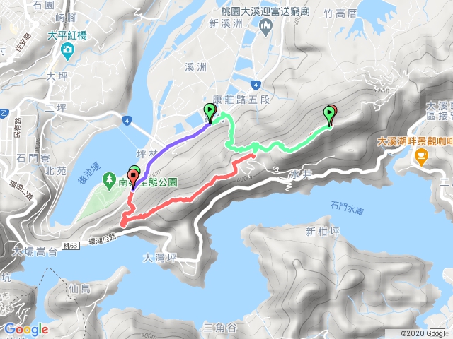 溪洲公園-新溪洲山-溪洲山(O型路線)