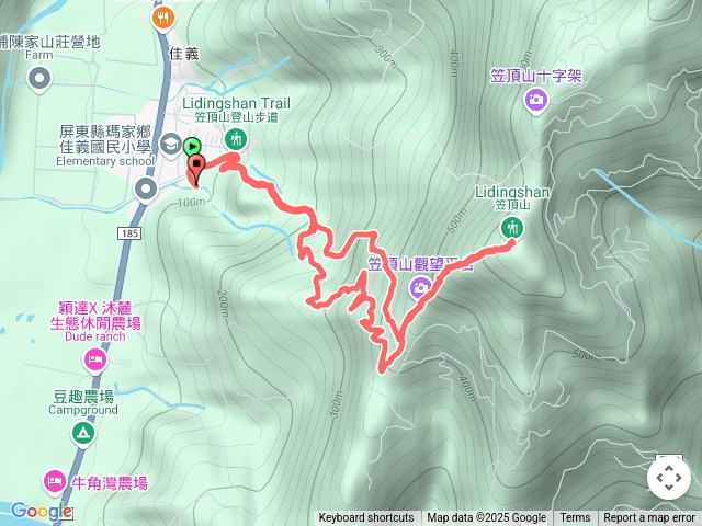 笠頂山3號步道小O型