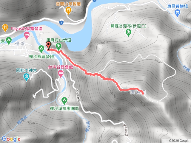 裡冷往返唐麻丹山