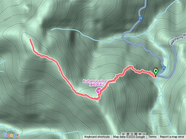 20250110 庫哈諾辛山（進涇橋登山口）