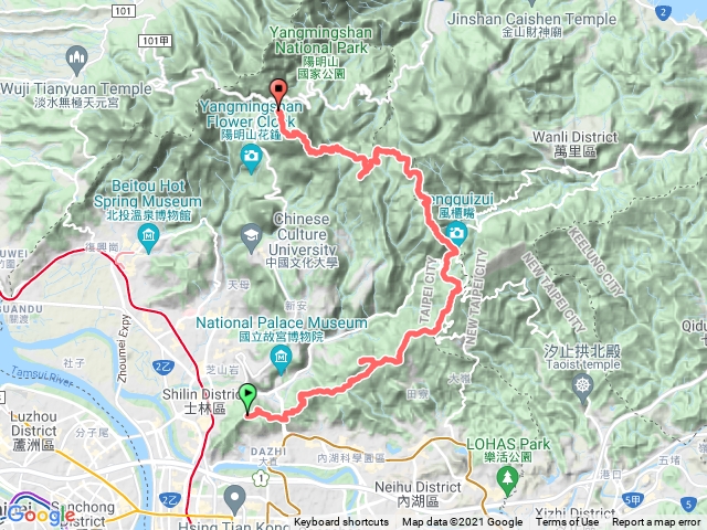 台北大縱走： 第5 段➡️第4 段➡️第3 段