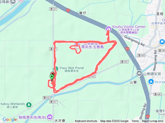 椬梧滞洪池步道