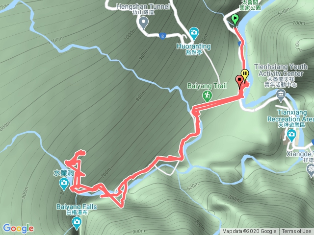 白楊步道（座標亂飄的水簾洞）