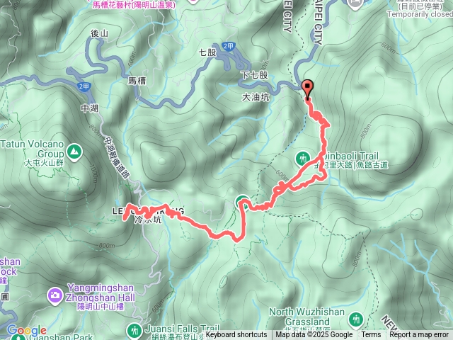 魚路古道擎天崗冷水坑賞芒