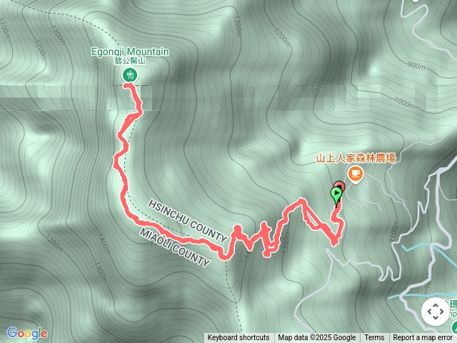 鵝公髻山第三登山口來回