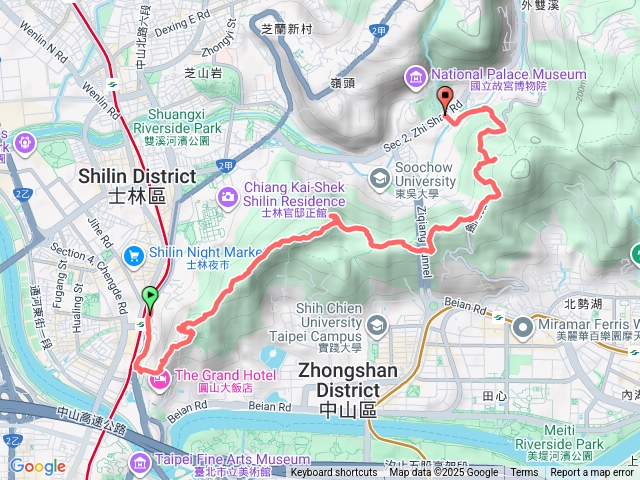 劍潭-大直-外雙溪